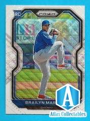 2021 Panini White Wave Priam Rookie SP #12 Brailyn Marquez Chicago Cubs
